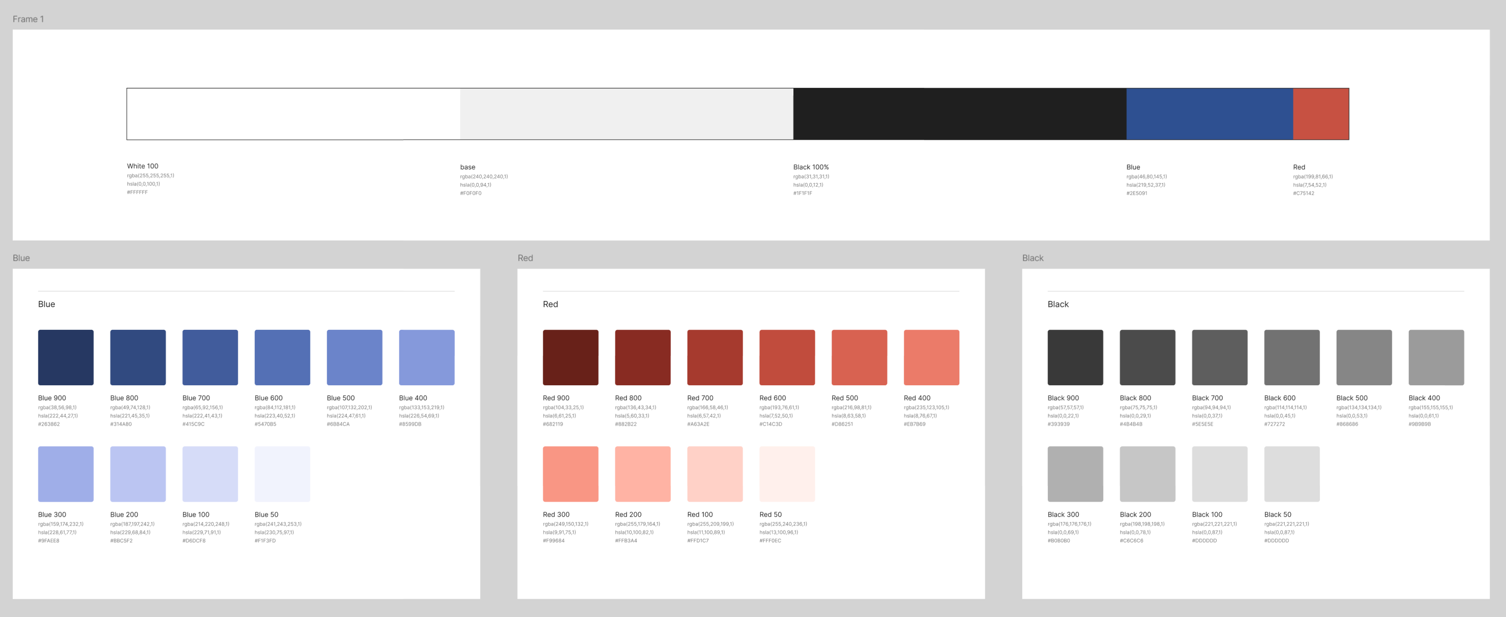KM Platform Color Palette